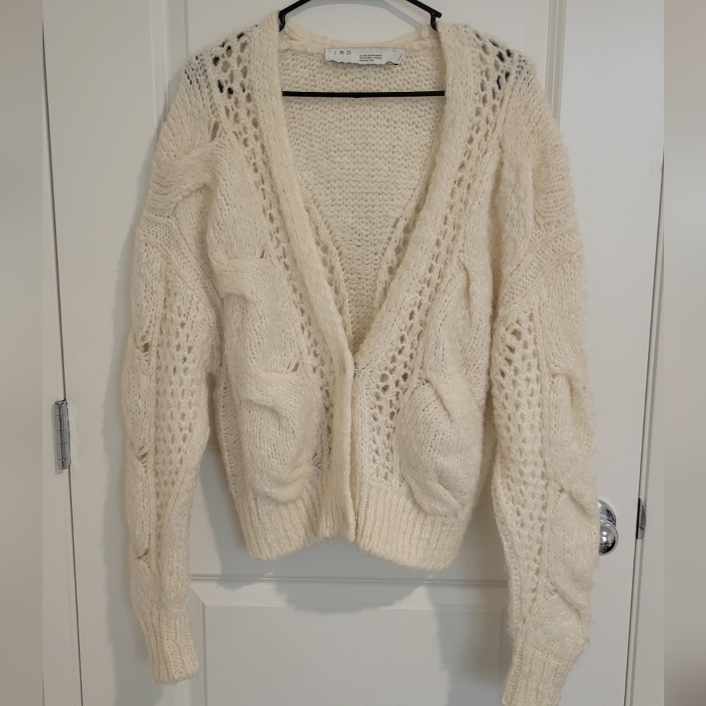 IRO Besty Cable Cardigan Size XS